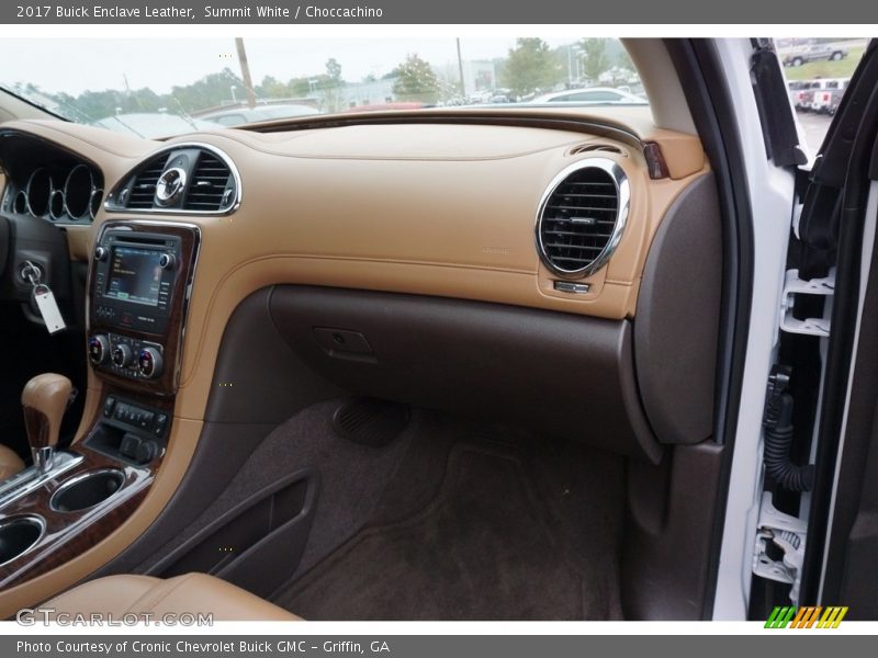 Summit White / Choccachino 2017 Buick Enclave Leather
