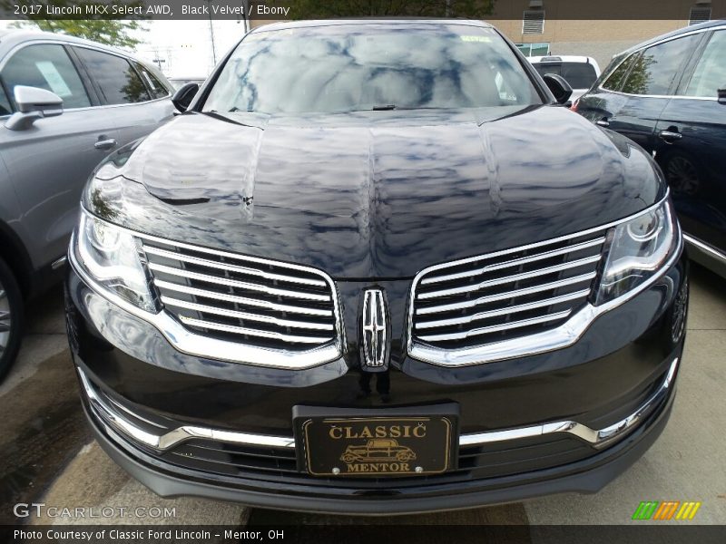 Black Velvet / Ebony 2017 Lincoln MKX Select AWD