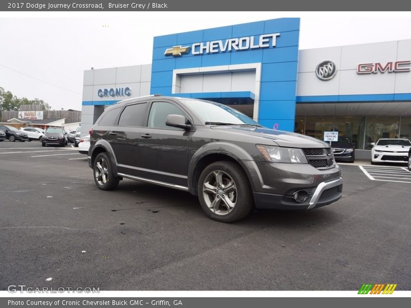 Bruiser Grey / Black 2017 Dodge Journey Crossroad
