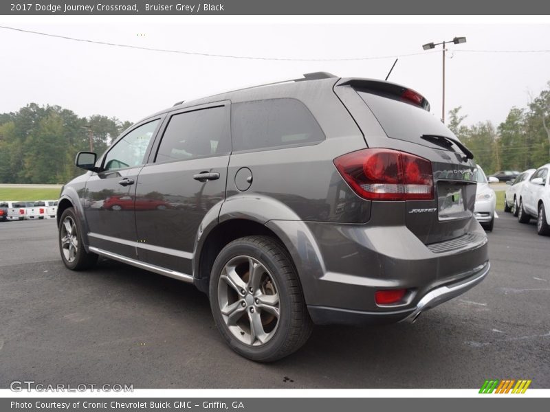 Bruiser Grey / Black 2017 Dodge Journey Crossroad