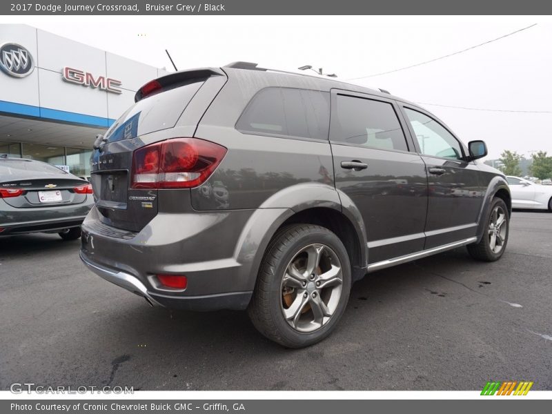 Bruiser Grey / Black 2017 Dodge Journey Crossroad