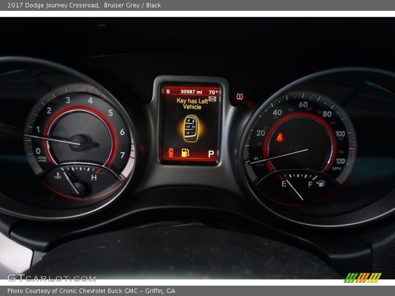 Bruiser Grey / Black 2017 Dodge Journey Crossroad