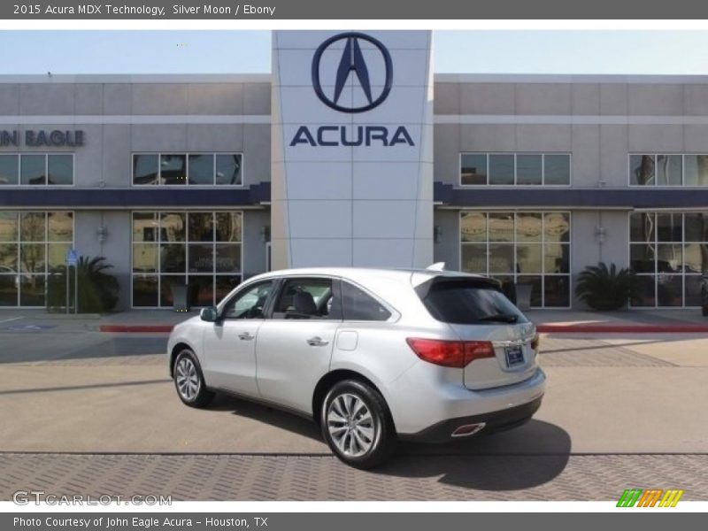 Silver Moon / Ebony 2015 Acura MDX Technology