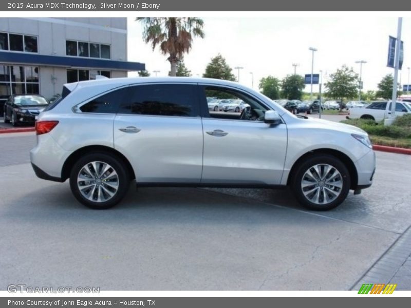 Silver Moon / Ebony 2015 Acura MDX Technology