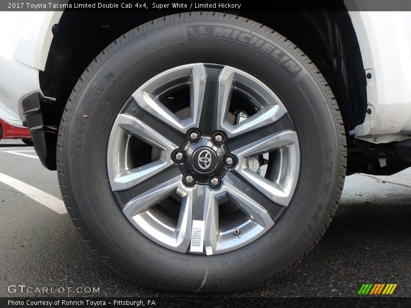 Super White / Limited Hickory 2017 Toyota Tacoma Limited Double Cab 4x4