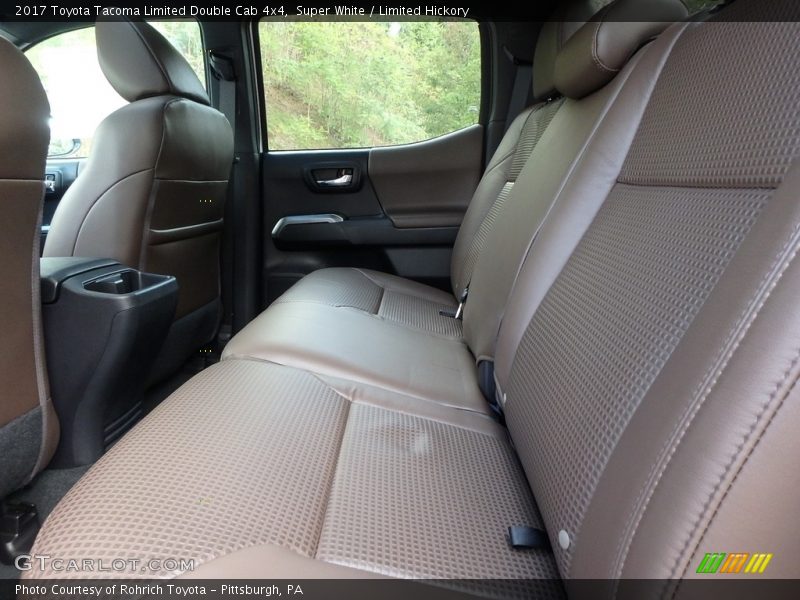 Super White / Limited Hickory 2017 Toyota Tacoma Limited Double Cab 4x4