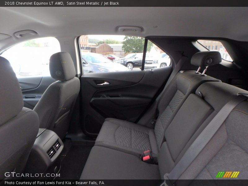 Satin Steel Metallic / Jet Black 2018 Chevrolet Equinox LT AWD