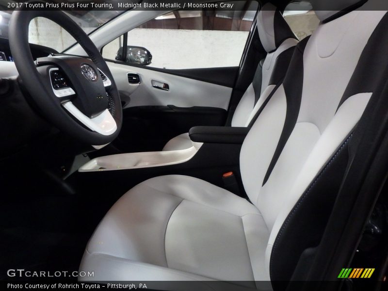 Midnight Black Metallic / Moonstone Gray 2017 Toyota Prius Prius Four Touring