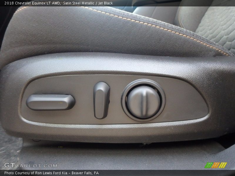 Satin Steel Metallic / Jet Black 2018 Chevrolet Equinox LT AWD