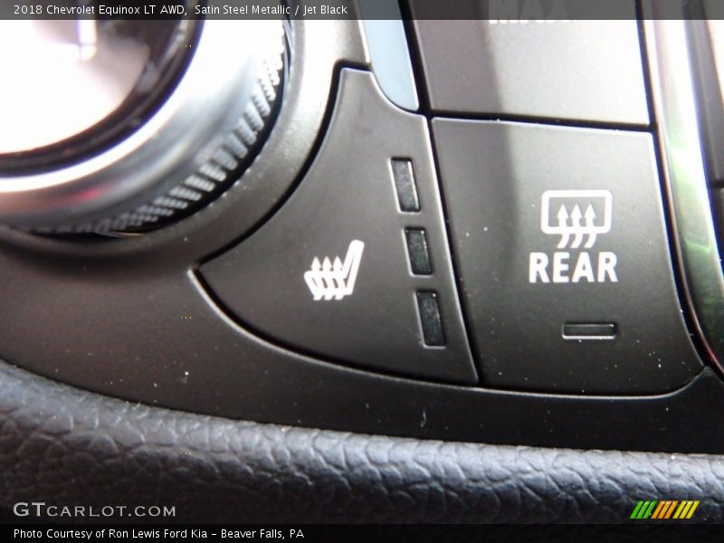 Satin Steel Metallic / Jet Black 2018 Chevrolet Equinox LT AWD
