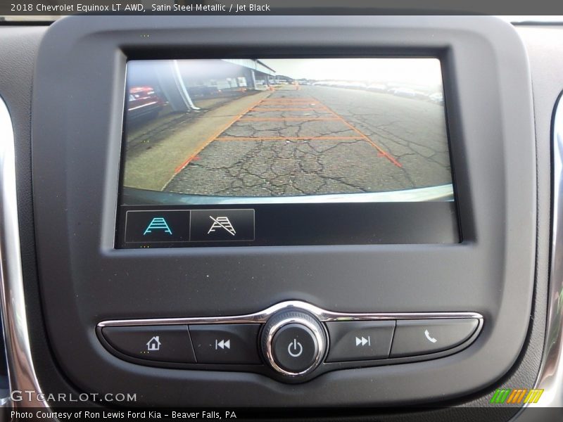 Satin Steel Metallic / Jet Black 2018 Chevrolet Equinox LT AWD
