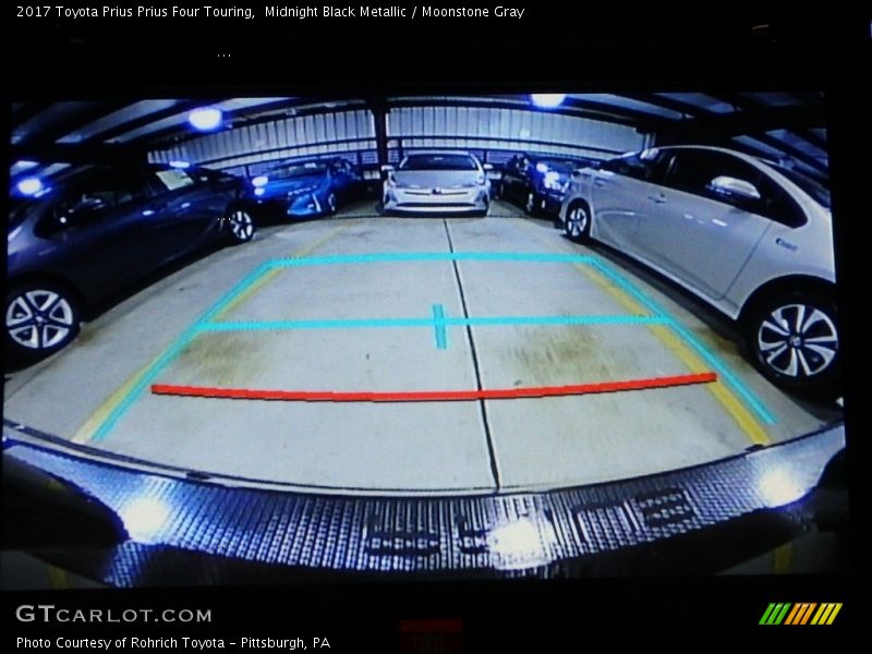 Midnight Black Metallic / Moonstone Gray 2017 Toyota Prius Prius Four Touring