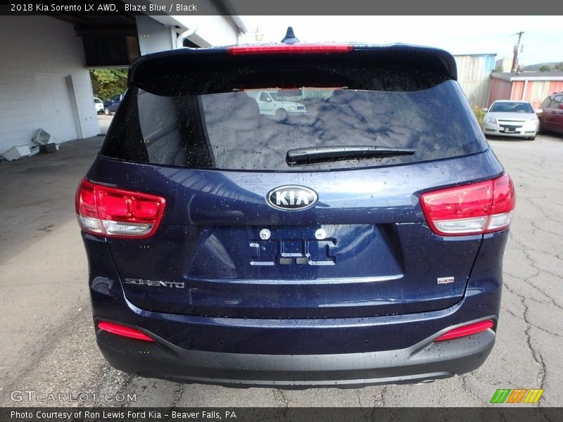 Blaze Blue / Black 2018 Kia Sorento LX AWD