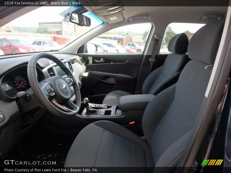 Blaze Blue / Black 2018 Kia Sorento LX AWD