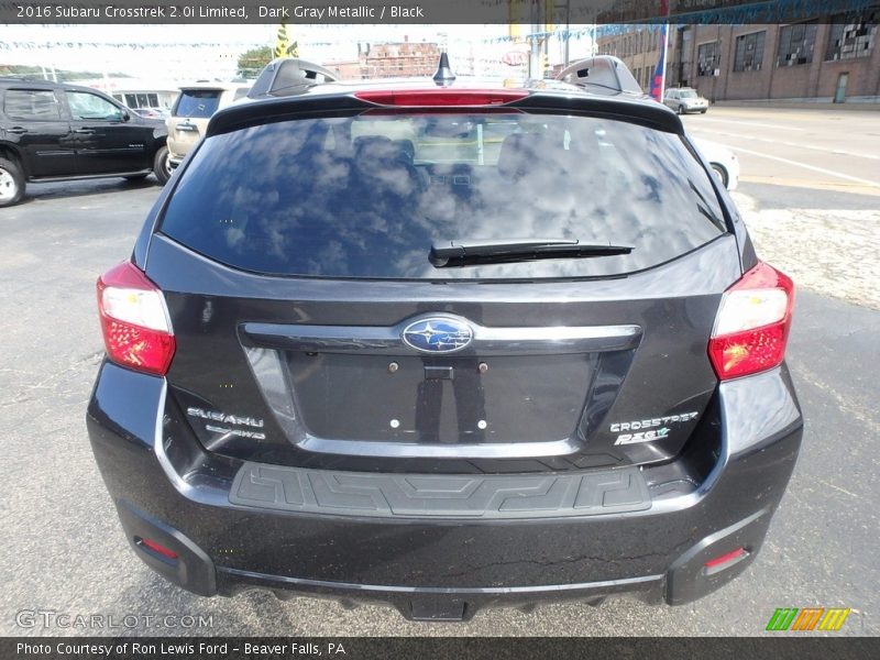 Dark Gray Metallic / Black 2016 Subaru Crosstrek 2.0i Limited