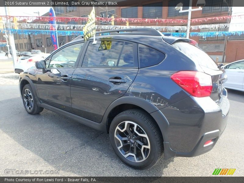 Dark Gray Metallic / Black 2016 Subaru Crosstrek 2.0i Limited