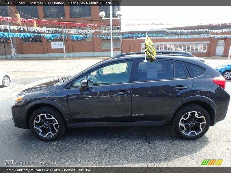 Dark Gray Metallic / Black 2016 Subaru Crosstrek 2.0i Limited