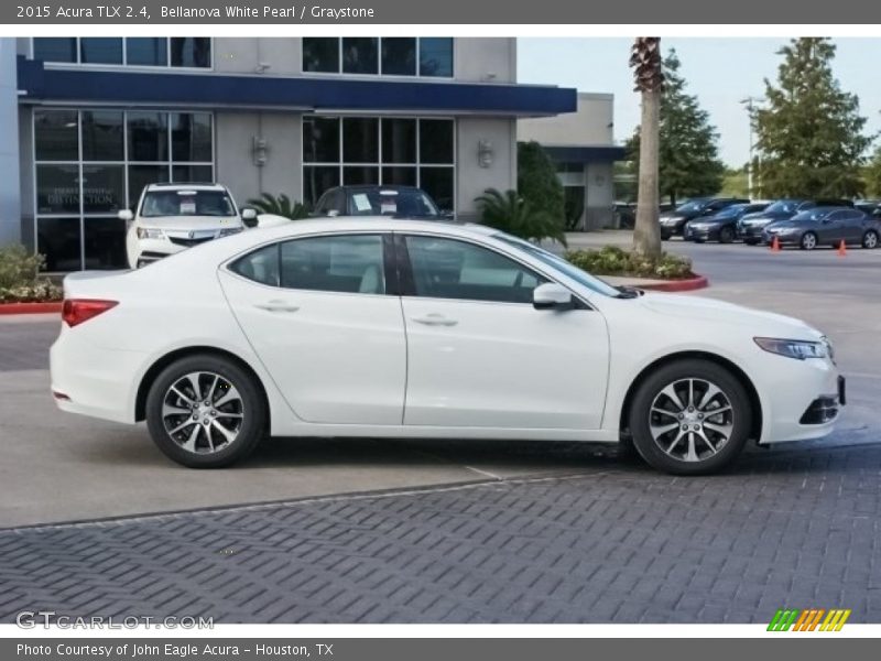 Bellanova White Pearl / Graystone 2015 Acura TLX 2.4