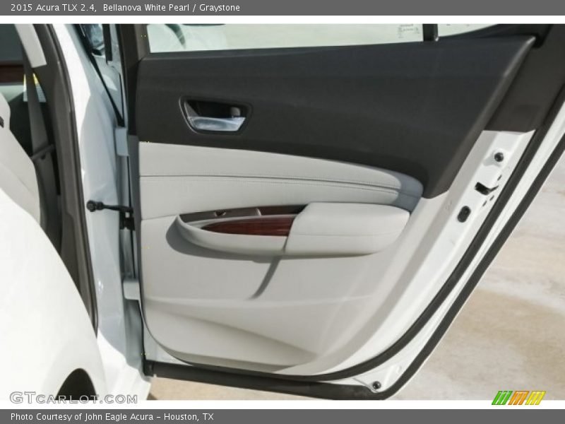 Bellanova White Pearl / Graystone 2015 Acura TLX 2.4