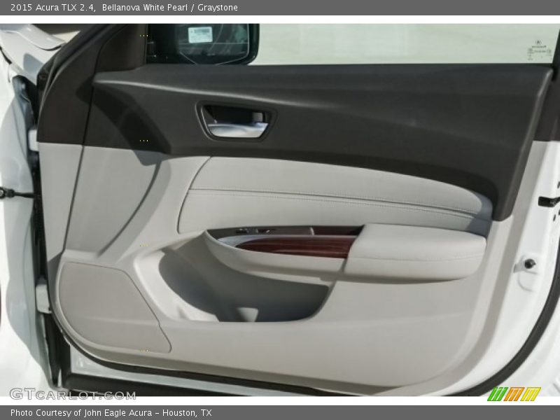 Bellanova White Pearl / Graystone 2015 Acura TLX 2.4