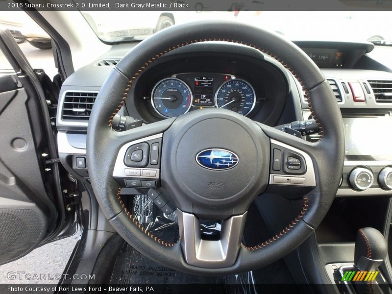 Dark Gray Metallic / Black 2016 Subaru Crosstrek 2.0i Limited