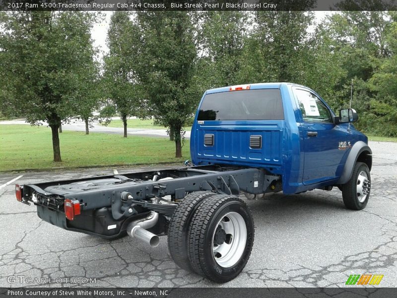 Undercarriage of 2017 4500 Tradesman Regular Cab 4x4 Chassis