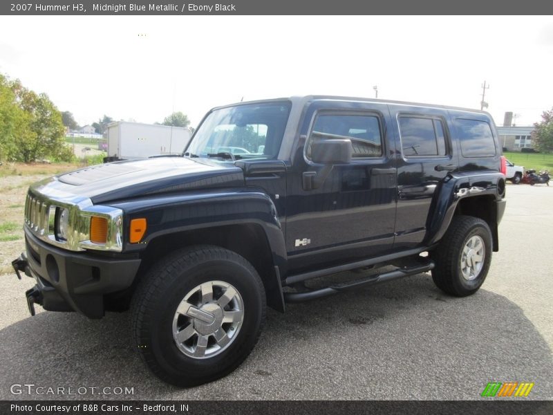 Midnight Blue Metallic / Ebony Black 2007 Hummer H3