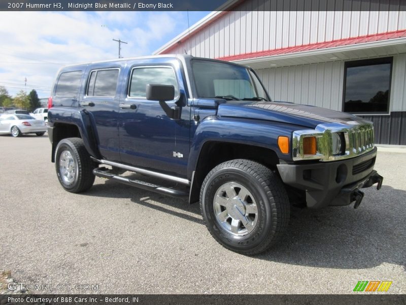 Midnight Blue Metallic / Ebony Black 2007 Hummer H3