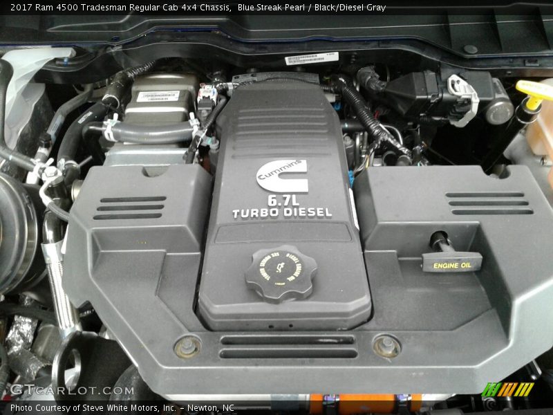  2017 4500 Tradesman Regular Cab 4x4 Chassis Engine - 6.7 Liter OHV 24-Valve Cummins Turbo-Diesel Inline 6 Cylinder