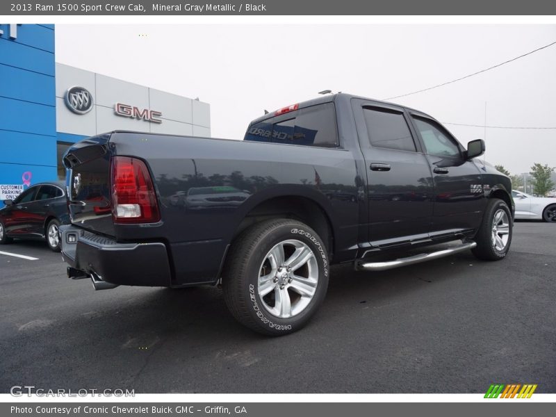 Mineral Gray Metallic / Black 2013 Ram 1500 Sport Crew Cab