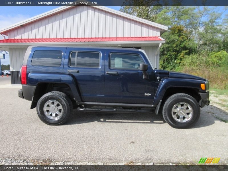 Midnight Blue Metallic / Ebony Black 2007 Hummer H3
