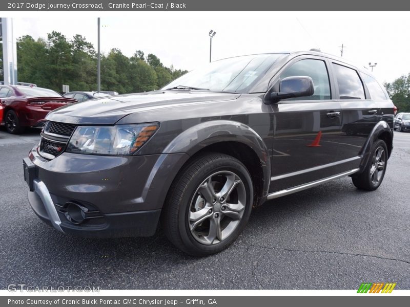 Granite Pearl-Coat / Black 2017 Dodge Journey Crossroad