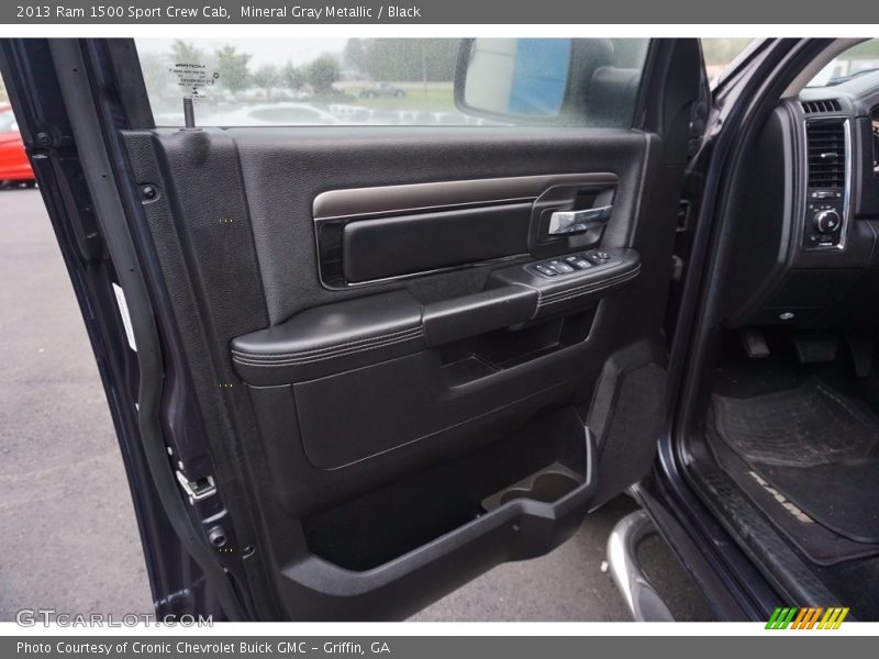 Mineral Gray Metallic / Black 2013 Ram 1500 Sport Crew Cab