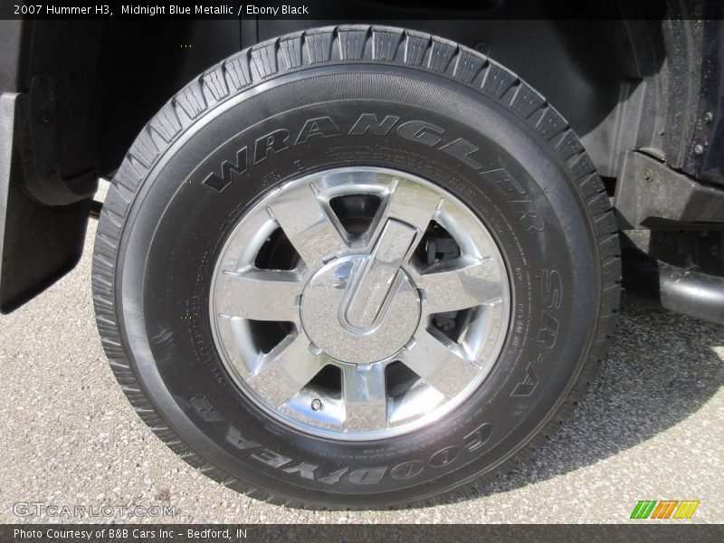 Midnight Blue Metallic / Ebony Black 2007 Hummer H3