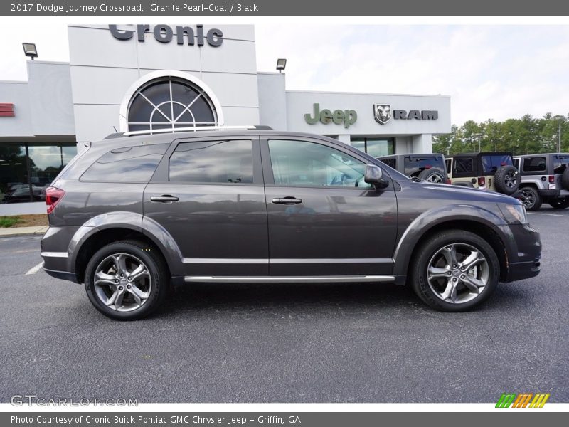 Granite Pearl-Coat / Black 2017 Dodge Journey Crossroad
