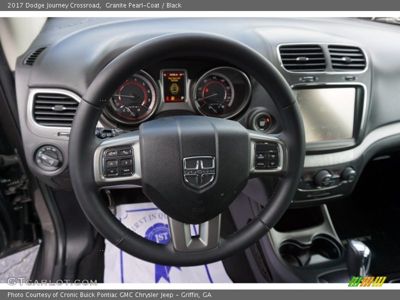 Granite Pearl-Coat / Black 2017 Dodge Journey Crossroad