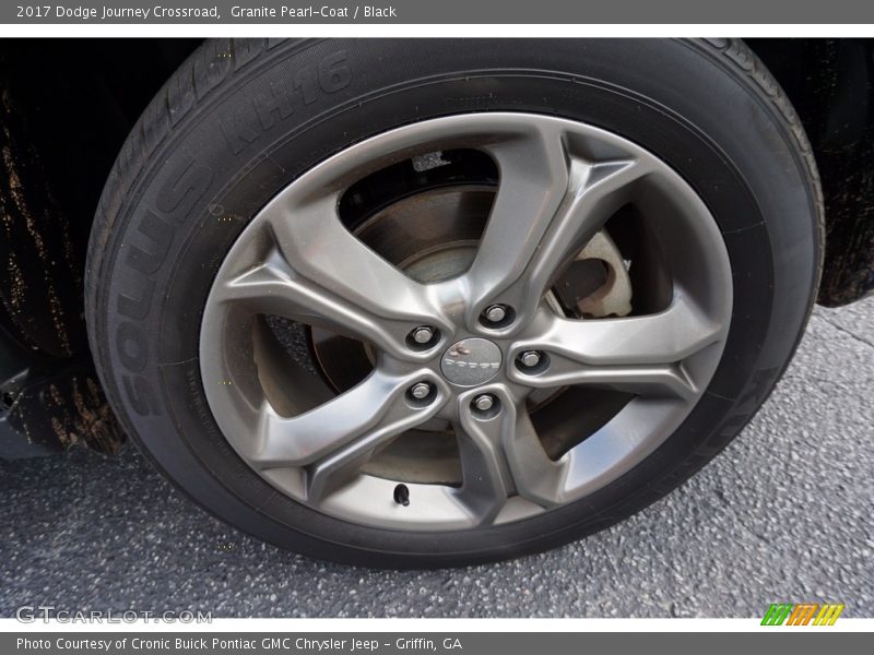 Granite Pearl-Coat / Black 2017 Dodge Journey Crossroad