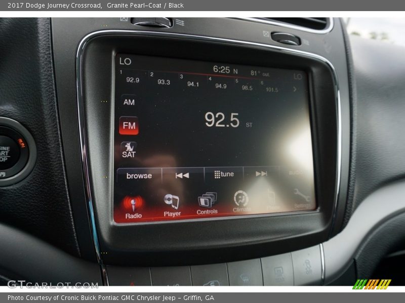 Granite Pearl-Coat / Black 2017 Dodge Journey Crossroad