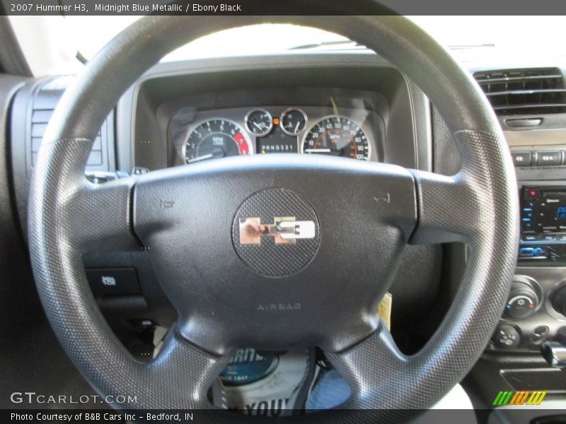 Midnight Blue Metallic / Ebony Black 2007 Hummer H3