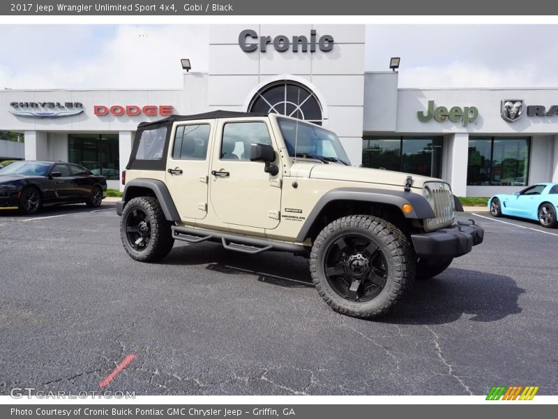Gobi / Black 2017 Jeep Wrangler Unlimited Sport 4x4