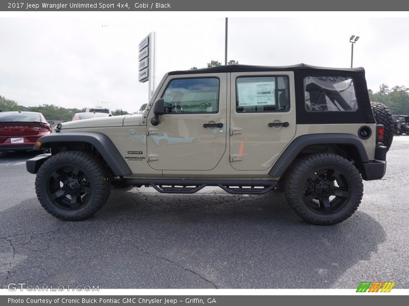 Gobi / Black 2017 Jeep Wrangler Unlimited Sport 4x4