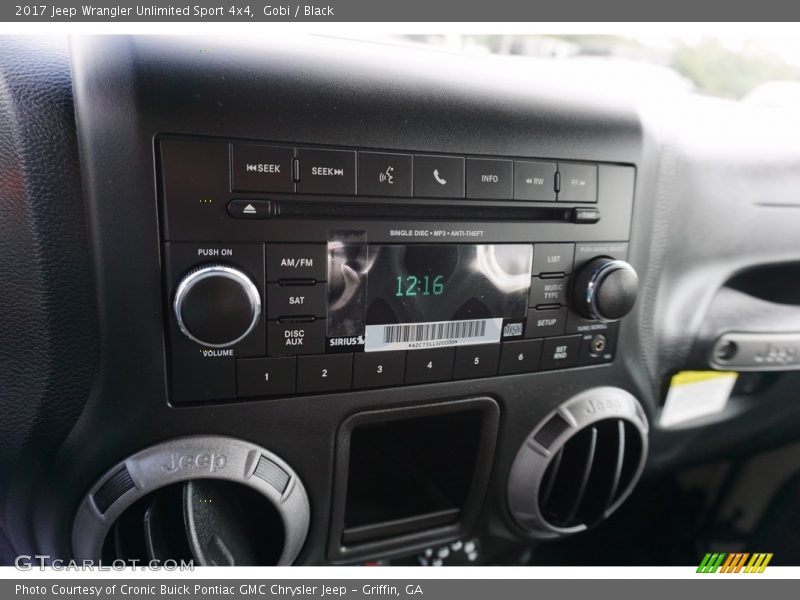 Gobi / Black 2017 Jeep Wrangler Unlimited Sport 4x4