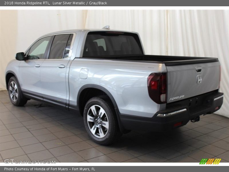 Lunar Silver Metallic / Gray/Black 2018 Honda Ridgeline RTL