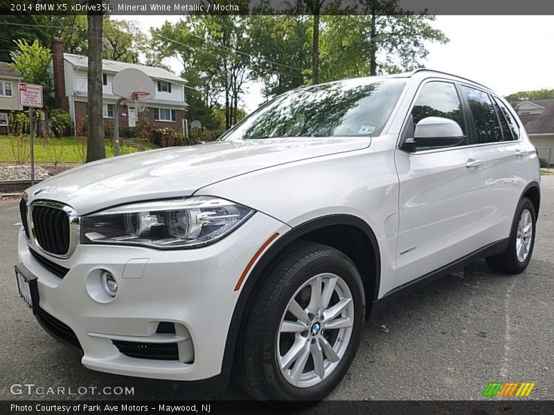 Mineral White Metallic / Mocha 2014 BMW X5 xDrive35i