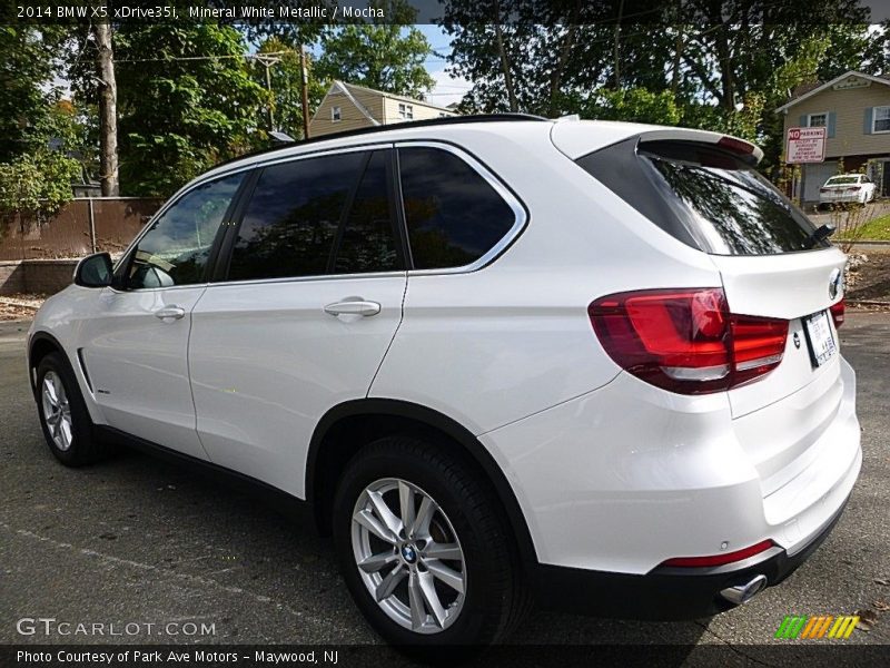 Mineral White Metallic / Mocha 2014 BMW X5 xDrive35i