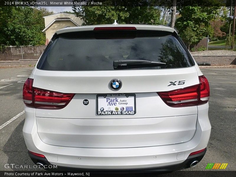 Mineral White Metallic / Mocha 2014 BMW X5 xDrive35i