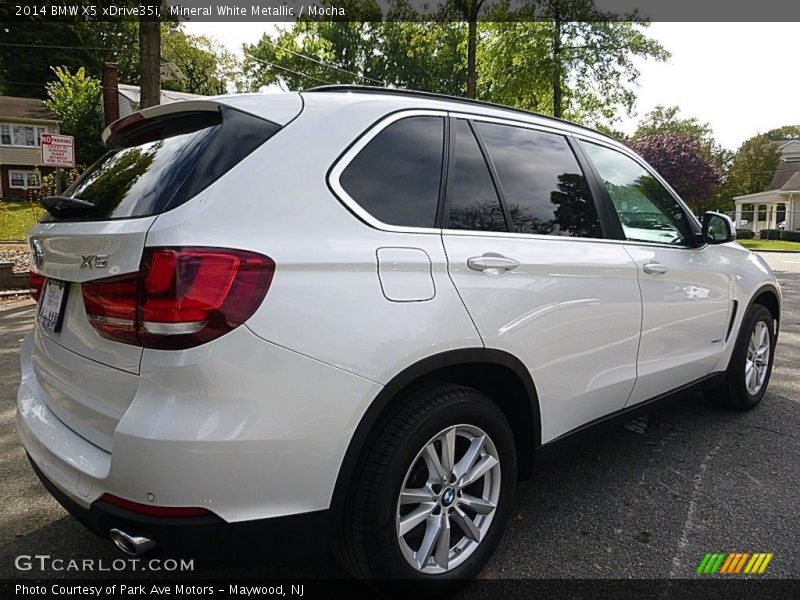 Mineral White Metallic / Mocha 2014 BMW X5 xDrive35i