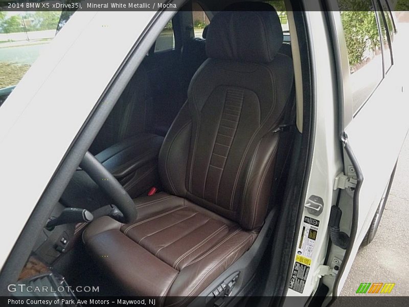 Mineral White Metallic / Mocha 2014 BMW X5 xDrive35i