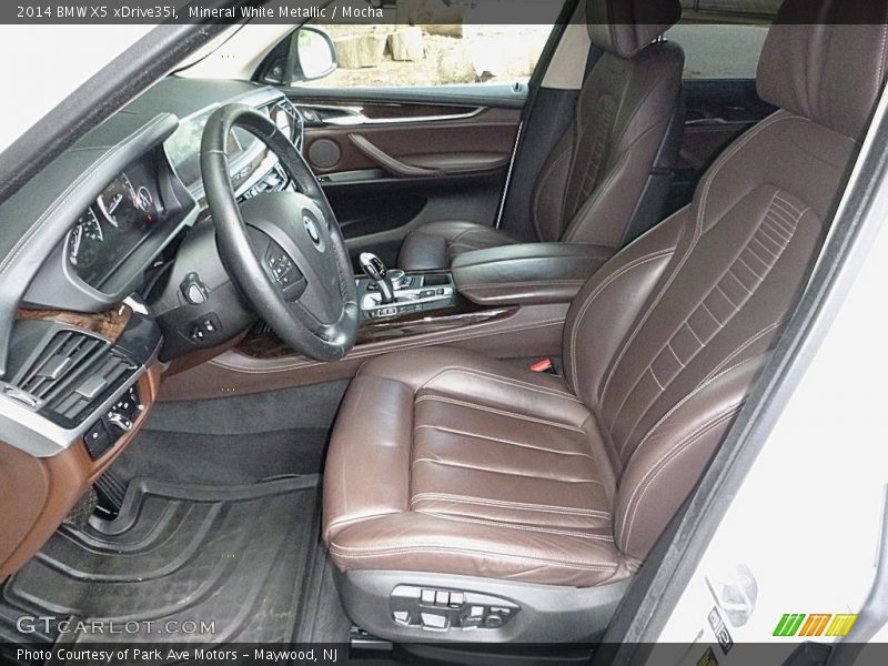 Mineral White Metallic / Mocha 2014 BMW X5 xDrive35i