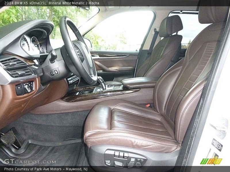 Mineral White Metallic / Mocha 2014 BMW X5 xDrive35i
